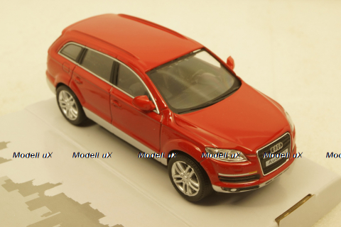 Audi Q7 V8 4.2 FSI 2006, red, Cararama 1:43