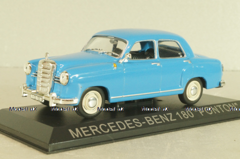 Mercedes-Benz 220 S (W180) Ponton Limousine 1956, blue, Masini de Legenda №44, Deagostini 1:43