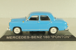 Mercedes-Benz 220 S (W180) Ponton Limousine 1956, blue, Masini de Legenda №44, Deagostini 1:43