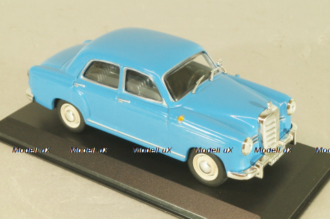 Mercedes-Benz 220 S (W180) Ponton Limousine 1956, blue, Masini de Legenda №44, Deagostini 1:43