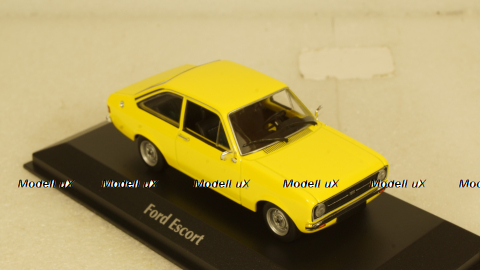 FORD ESCORT - 1975 - YELLOW, 940084100, Maxichamps 1:43