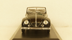 Volkswagen Hebmuller cabriolet 1950, black, built on VW Beetle (Typ 14), 940052130, Maxichamps 1:43