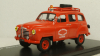 Renault Colorale Prairie 4x4 Break Ambulance service SDIS Red, Hachette 1:43