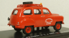 Renault Colorale Prairie 4x4 Break Ambulance service SDIS Red, Hachette 1:43