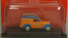 Renault Juvaquatre Advertising Van Latapie orange / blue, Hachette 1:43