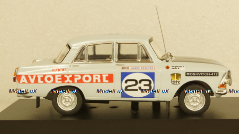 Москвич-412 из к/ф "Гонщики" 1972г.,TruckTyr 1:43