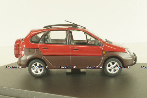 Renault Scenic RX4 2.0 16V, red/grey, Universal Hobbies 1:43
