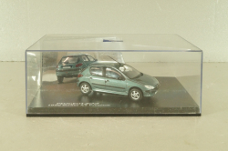 Peugeot 206 XT Berline 1998, green metallic, 472602, Norev 1:43