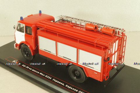 АЦ-30 пожарный автомобиль на шасси Маз-5334, Харьков, Украина 2008, TR4804, TruckTyr 1:43