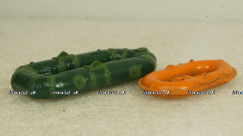 Набор из 2х надувных лодок, Modellux 1:43