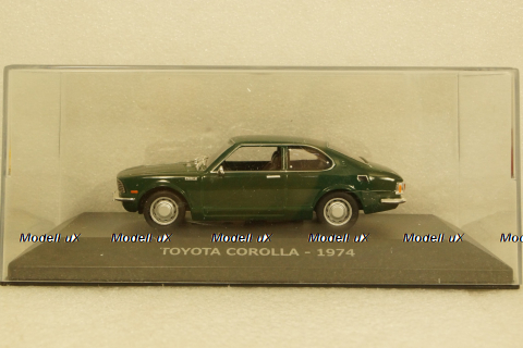 Toyota Corolla 1974 green, Altaya 1:43