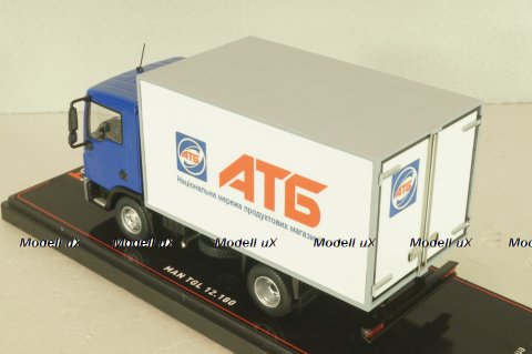 MAN TGL 12.180 грузовой фургон "АТБ", синий/белый, TR4803, TruckTyr 1:43
