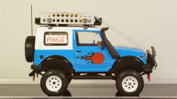 Suzuki Samurai Off-road, blue, TruckTyr 1:43