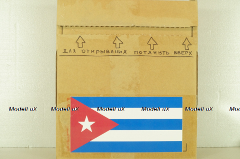 Камаз-53212 с п/прицепом Икарус, Куба, красный, TR4802, TruckTyr 1:43