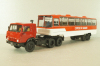 Камаз-53212 с п/прицепом Икарус, Куба, красный, TR4802, TruckTyr 1:43