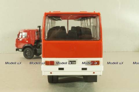 Камаз-53212 с п/прицепом Икарус, Куба, красный, TR4802, TruckTyr 1:43