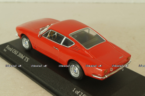 Ford OSI 20M TS 1967, red, 400087021, Minichamps 1:43