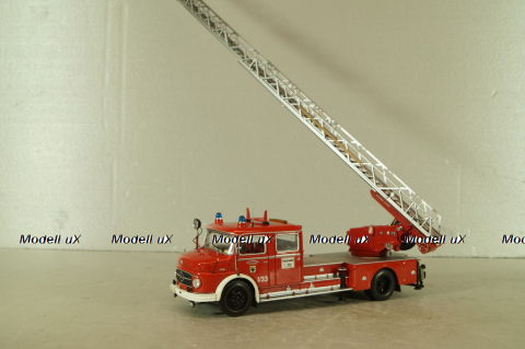 Mercedes-Benz 1113 Aerial ladder , fire brigade 1966, red, Minichamps 1:43