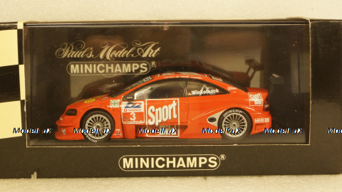 Opel Astra V8 Coupe DTM 2001 Joachim Winkelhock Team Holzer St.Nr.3 "Sport Bild", 400014103, Minichamps 1:43