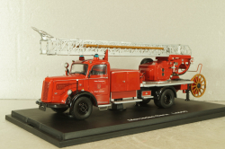 Mercedes L 6600  fire ladder 1951, red, 03091, Schuco 1:43 Уценка!
