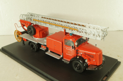 Mercedes L 6600  fire ladder 1951, red, 03091, Schuco 1:43 Уценка!