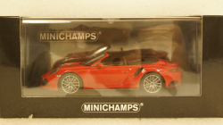 Porsche 911  (991.2) Turbo S Cabriolet 2017 red, 410067180, Minichamps 1:43