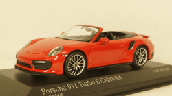 Porsche 911  (991.2) Turbo S Cabriolet 2017 red, 410067180, Minichamps 1:43