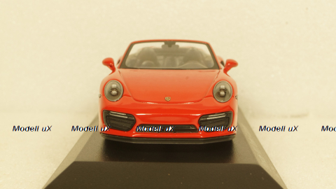 Porsche 911  (991.2) Turbo S Cabriolet 2017 red, 410067180, Minichamps 1:43
