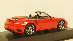 Porsche 911  (991.2) Turbo S Cabriolet 2017 red, 410067180, Minichamps 1:43