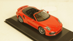 Porsche 911  (991.2) Turbo S Cabriolet 2017 red, 410067180, Minichamps 1:43