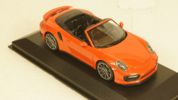 Porsche 911  (991.2) Turbo S Cabriolet 2017 orange, 410067181, Minichamps 1:43