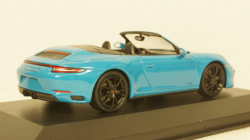 PORSCHE 911 (991.2) CARRERA 4GTS CABRIOLET 2017 BLUE, 410067332, Minichamps 1:43