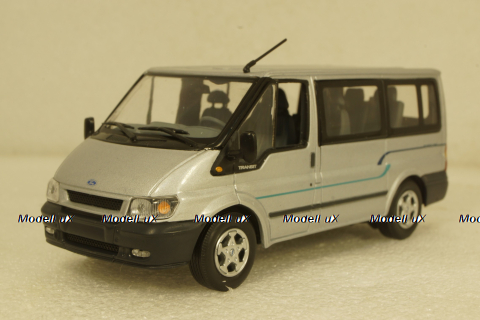 Ford Transit Bus 2000 silver, Minichamps 1:43