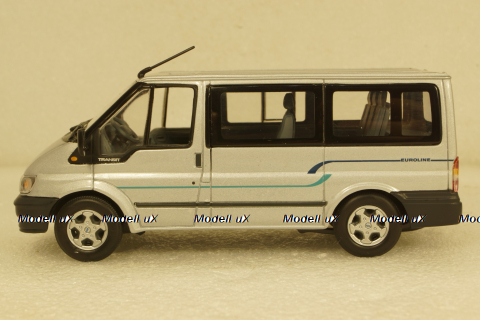Ford Transit Bus 2000 silver, Minichamps 1:43