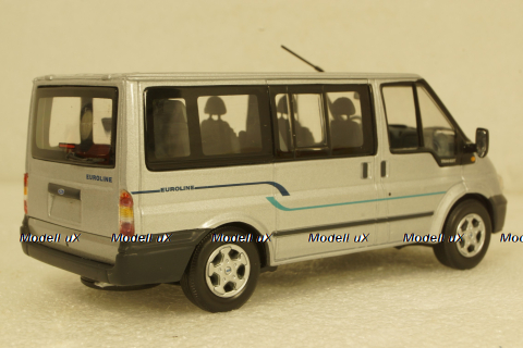 Ford Transit Bus 2000 silver, Minichamps 1:43