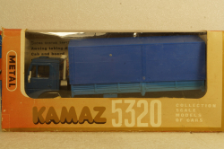 Камаз-5320 с тентом,белая резина,, Арек 1:43