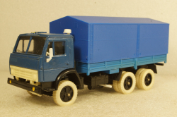 Камаз-5320 с тентом,белая резина,, Арек 1:43