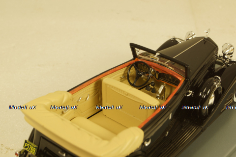 Cadillac Fleetwood Allweather Phaeton Convertible 1933 black, NEO45769, Neo 1:43