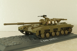 Т-64Б танк 1976, хаки, Танки: Легенды отечественной бронетехники №4, TLOB004, DeAgostini 1:43