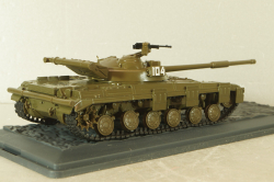 Т-64Б танк 1976, хаки, Танки: Легенды отечественной бронетехники №4, TLOB004, DeAgostini 1:43