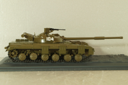 Т-64Б танк 1976, хаки, Танки: Легенды отечественной бронетехники №4, TLOB004, DeAgostini 1:43