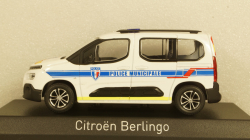Citroen Berlingo 2020 Police Municipale w/stripping, 155768, Norev 1:43