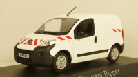 Peugeot Bipper 2009 - White with red striping, 479868, Norev 1:43