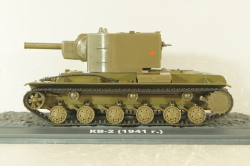КВ-2 Тяжёлый танк 1941, хаки, Танки: Легенды отечественной бронетехники №5, TLOB005, DeAgostini 1:43