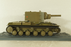 КВ-2 Тяжёлый танк 1941, хаки, Танки: Легенды отечественной бронетехники №5, TLOB005, DeAgostini 1:43