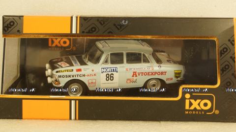 Москвич 412, No.86, 1000 Lakes Rally, S.Brundza/V.Ilin, 1973, RAC355, IXO 1:43