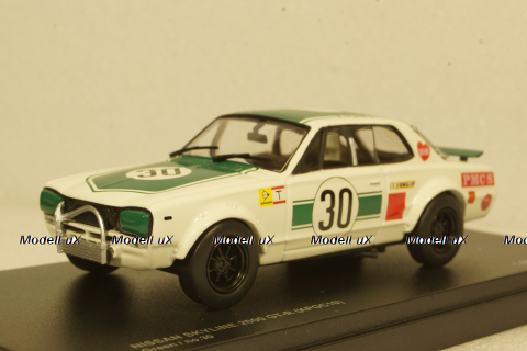 Nissan Skyline GT-R Racing #30, white/green,  kyo3026B, Kyosho 1:43