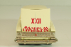 Москвич-408 А1, слоновая кость, Сентябрь 1979г., Олимпиада 80, капот 2 зажима, Тантал/Радон 1:43 Новая