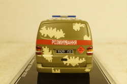 Volkswagen Transporter 5 "Demining" VSU (Kiev 2022), TruckTyr 1:43