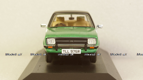 Ford Escort MkII 1.3 Ghia met.green/mattblack, Vanguards 1:43